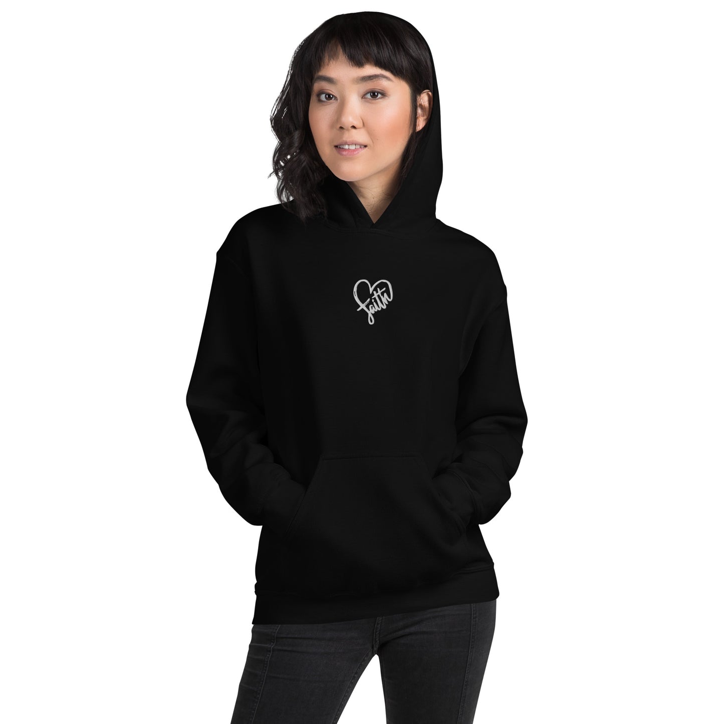 Faith Lane unisex embroidered hoodie