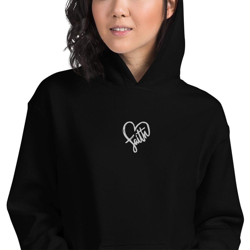 Faith Lane unisex embroidered hoodie