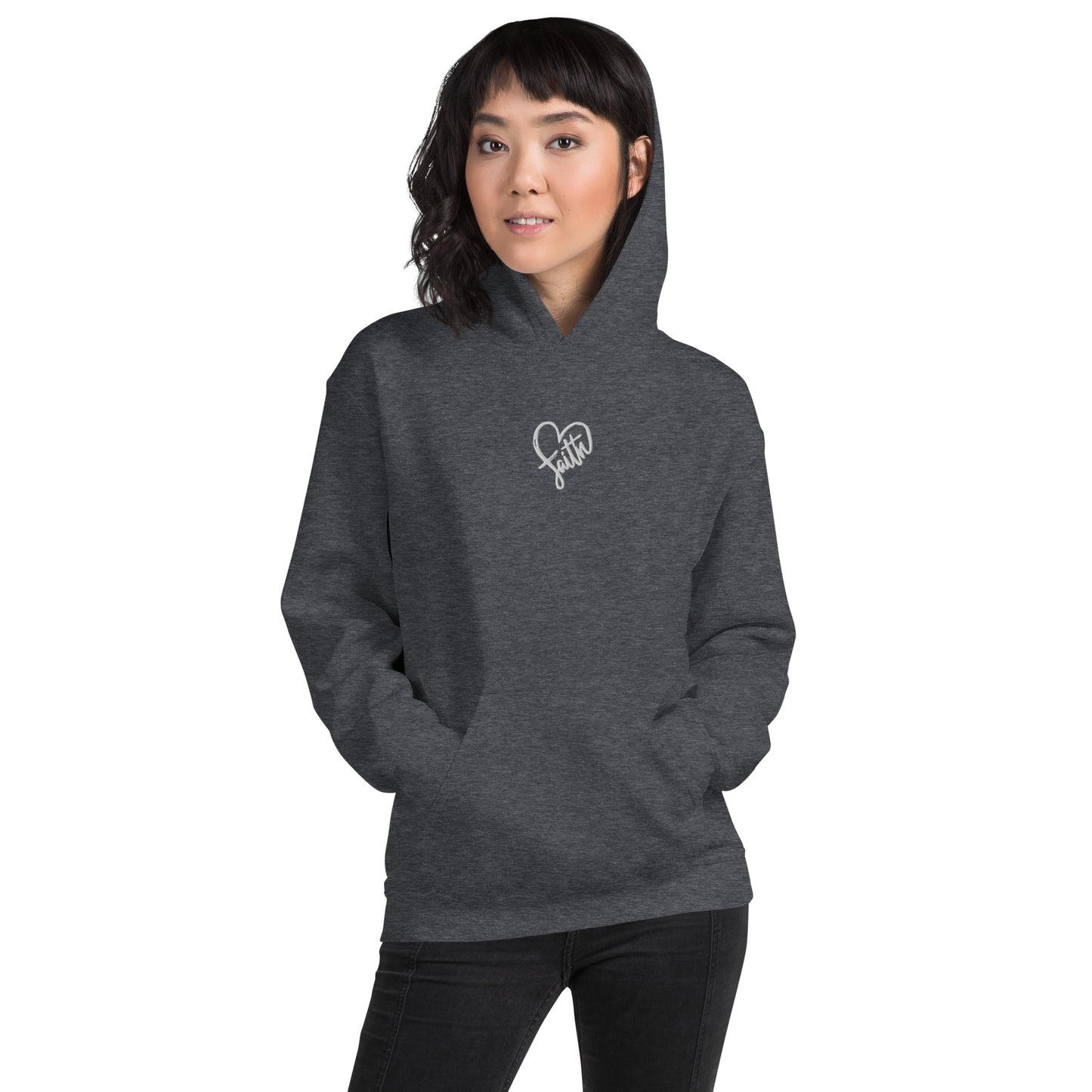 Faith Lane unisex embroidered hoodie