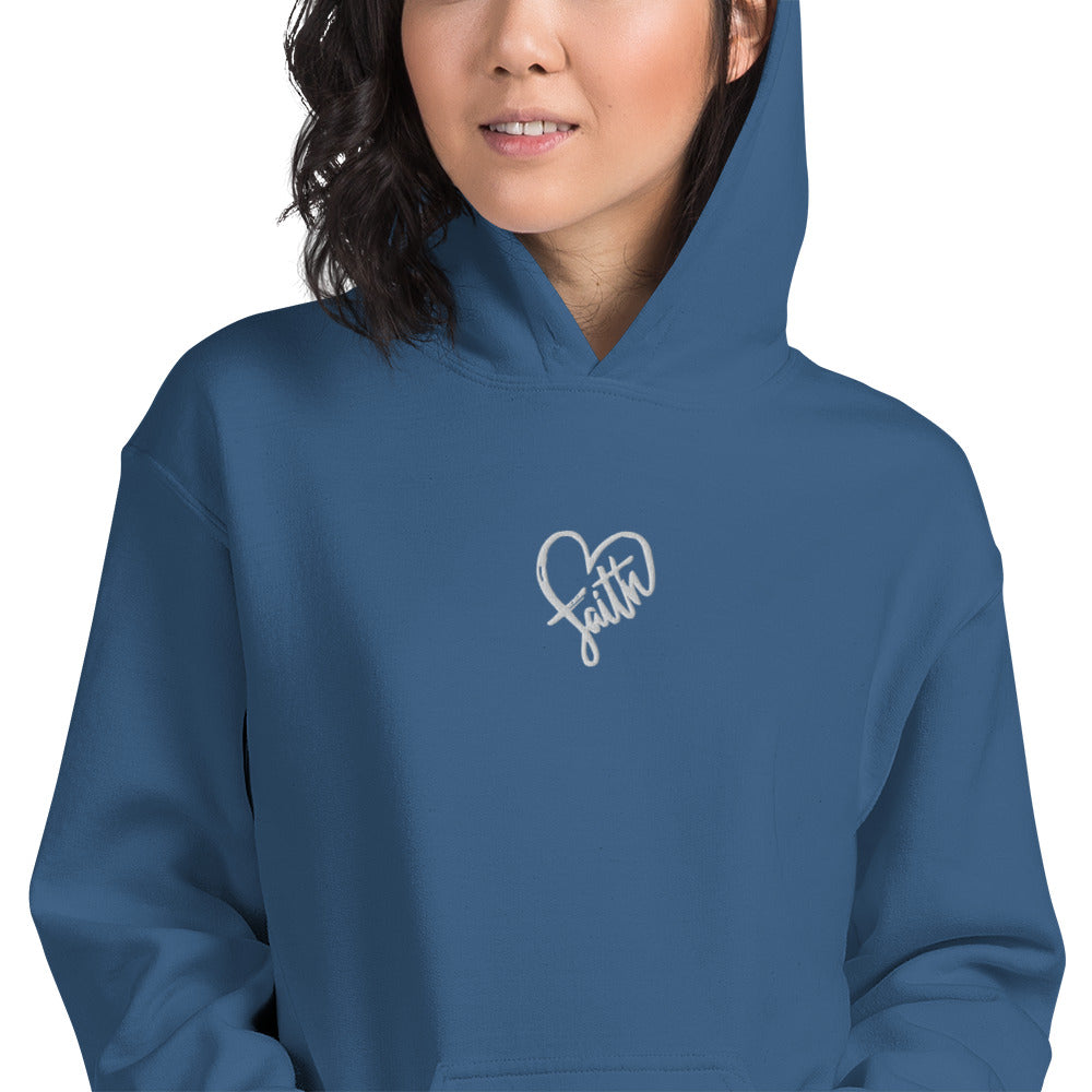 Faith Lane unisex embroidered hoodie