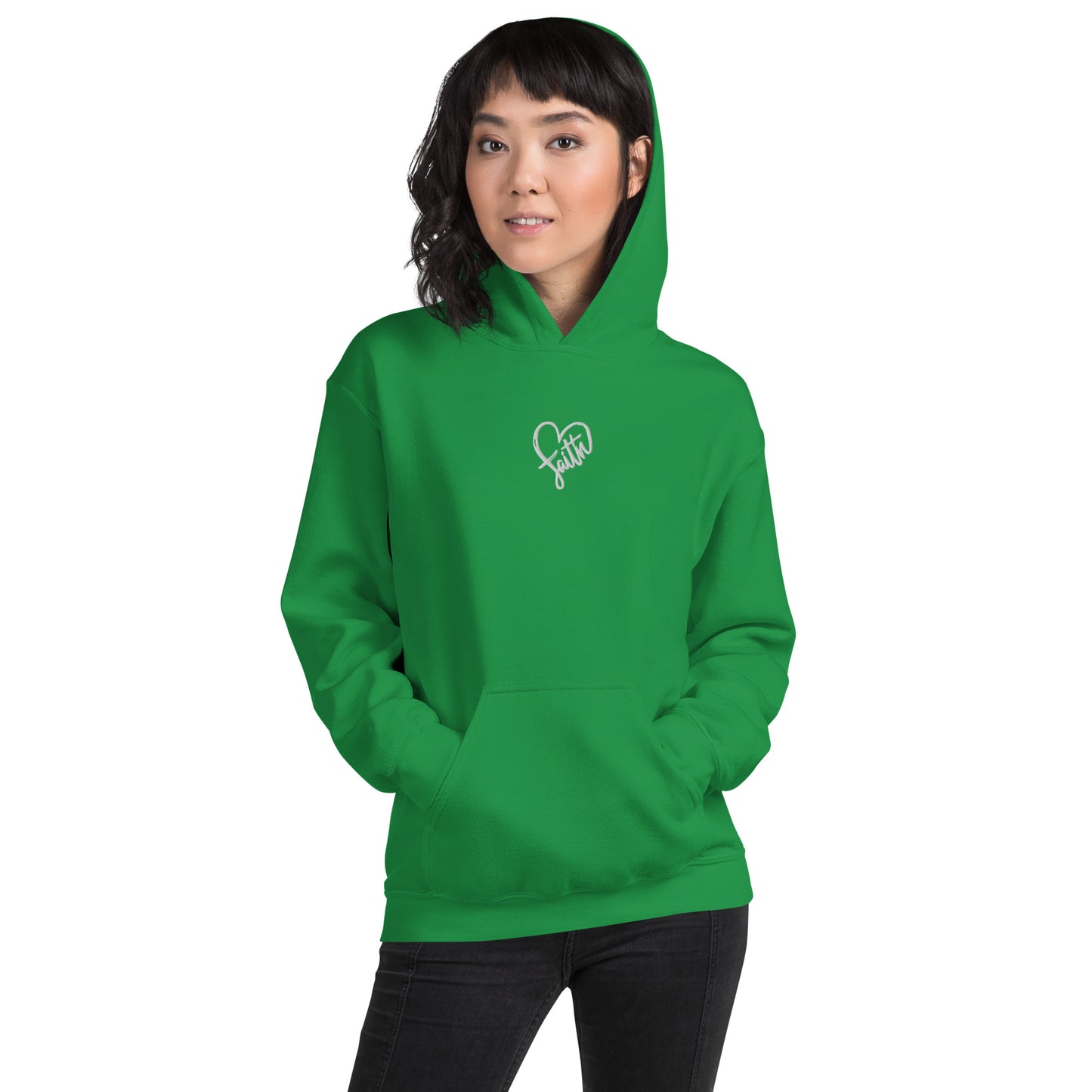 Faith Lane unisex embroidered hoodie