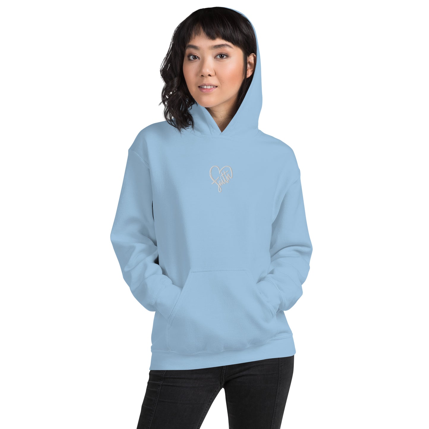 Faith Lane unisex embroidered hoodie