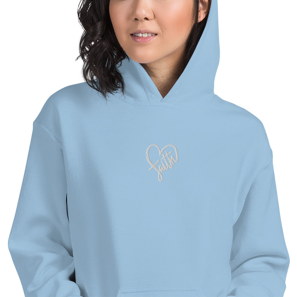 Faith Lane unisex embroidered hoodie