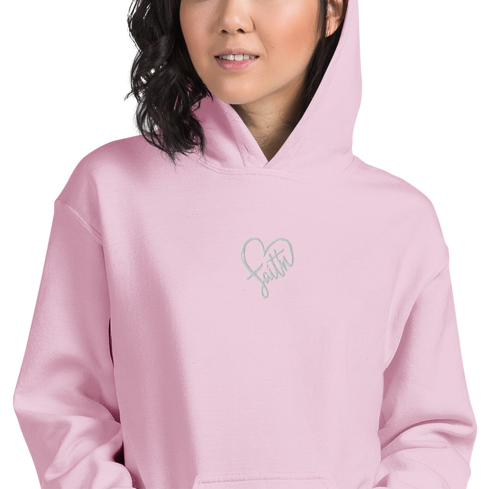 Faith Lane unisex embroidered hoodie