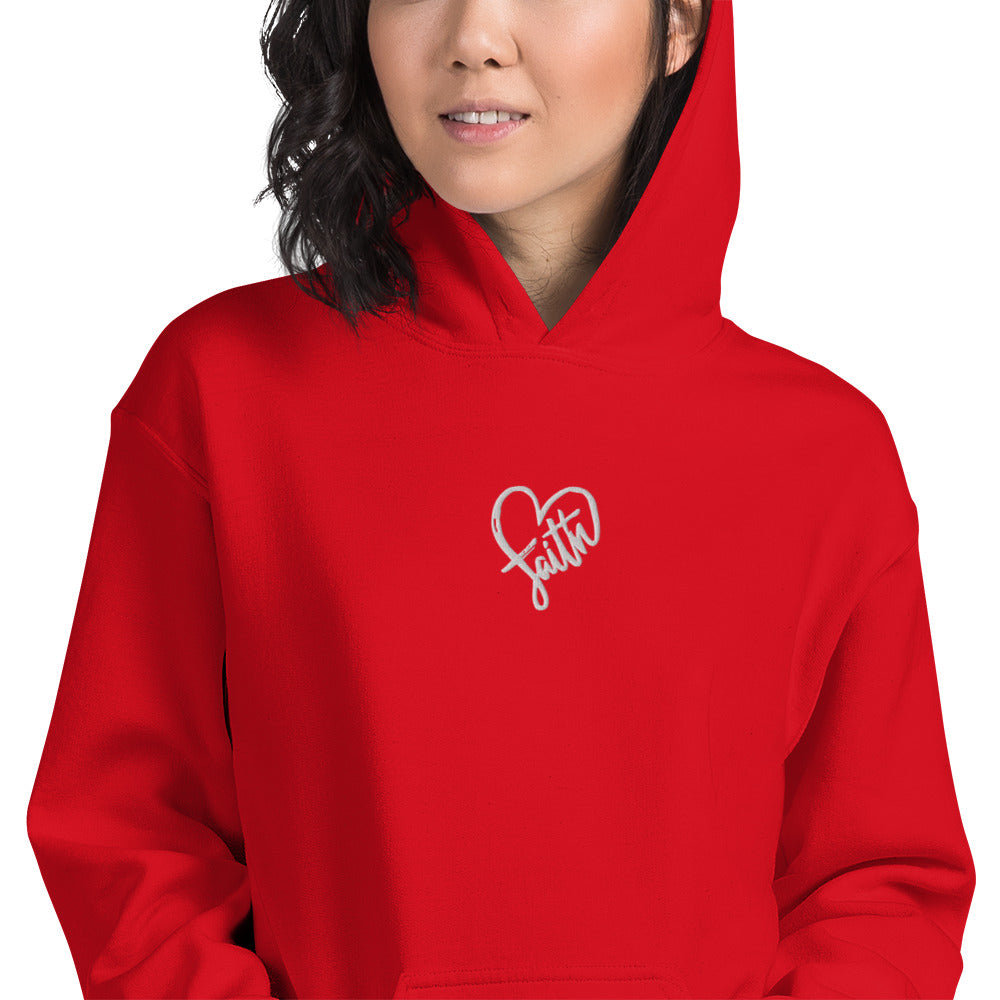 Faith Lane unisex embroidered hoodie