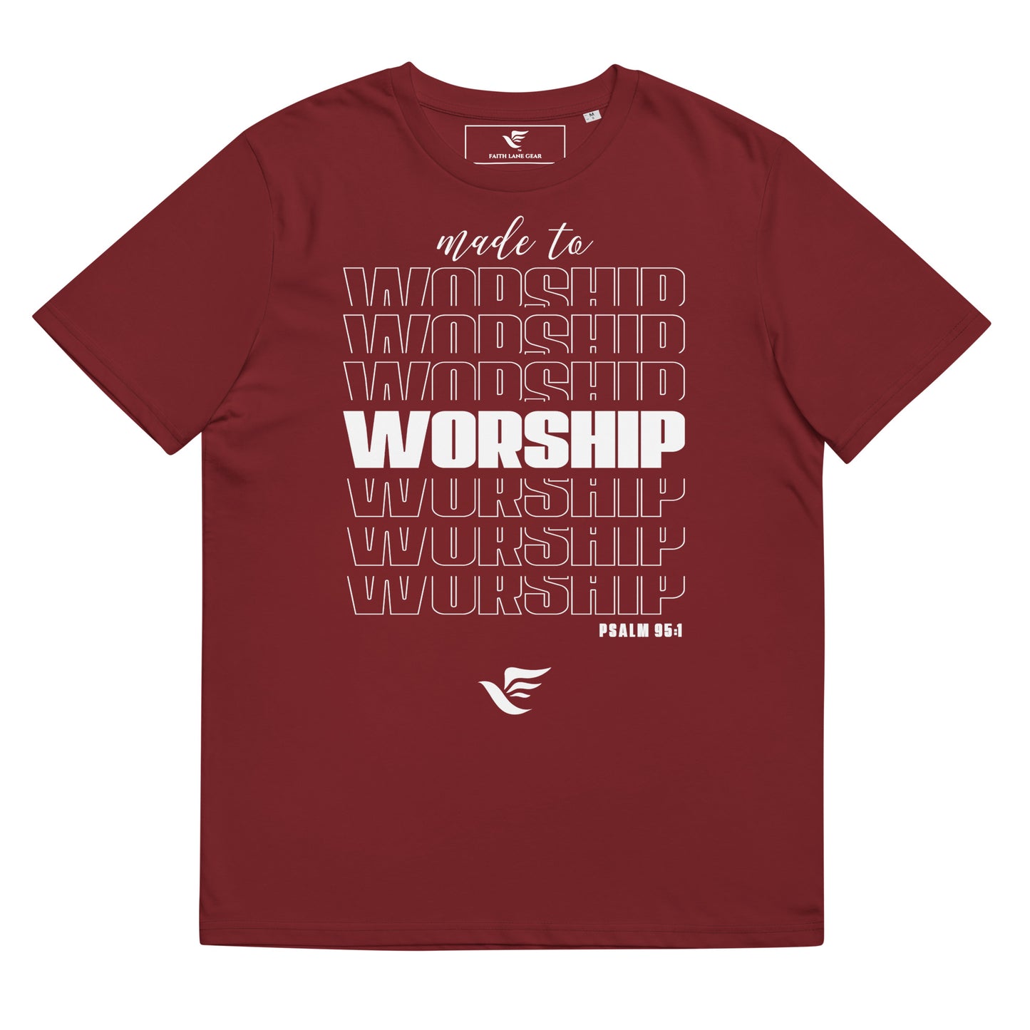 Faith Lane Gear unisex organic cotton t-shirt - Made to worship