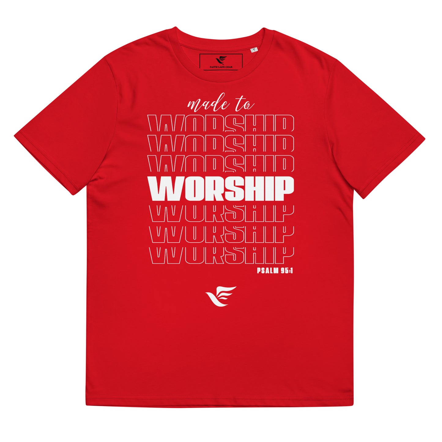 Faith Lane Gear unisex organic cotton t-shirt - Made to worship