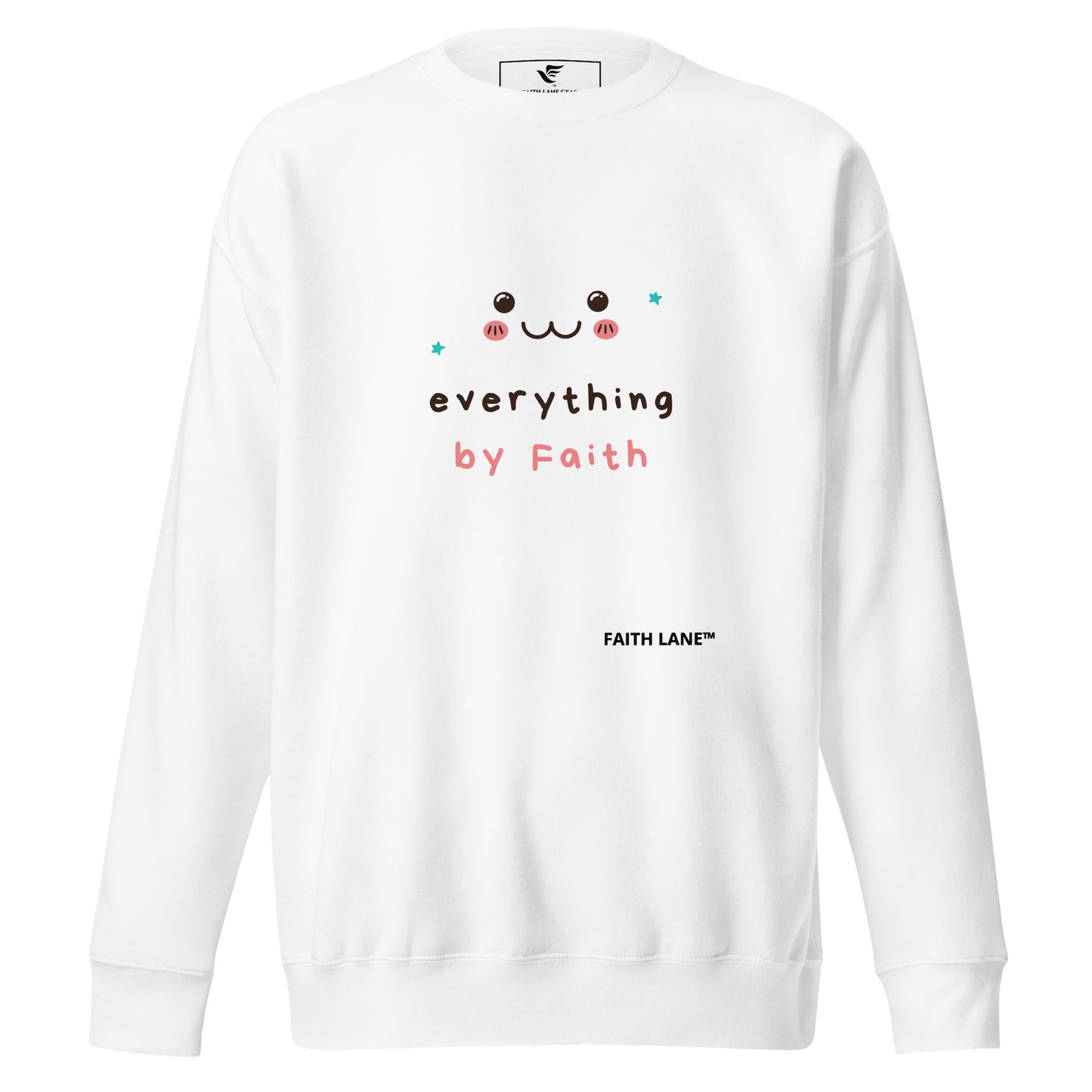 Faith Lane Gear unisex premium sweatshirt - Everything by faith