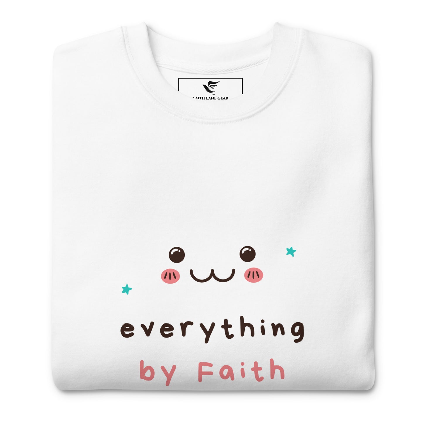 Faith Lane Gear unisex premium sweatshirt - Everything by faith