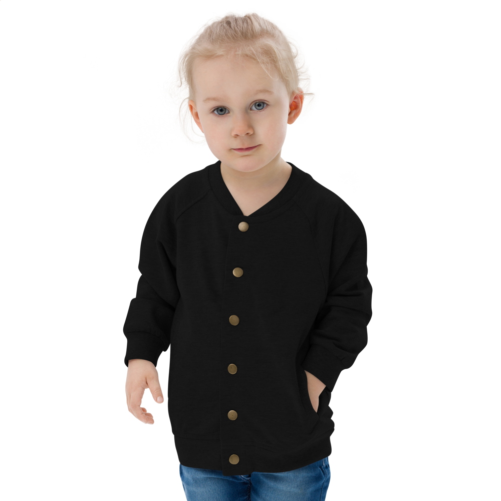 Faith Lane Baby Organic Bomber Jacket - Too Blessed