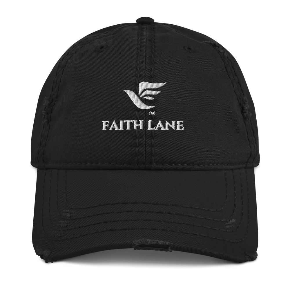 Faith Lane Distressed Dad Cap