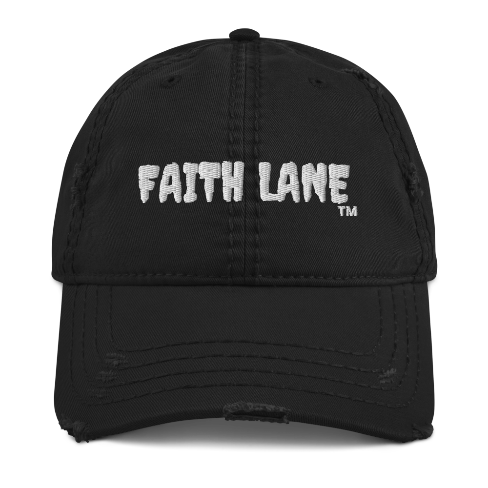 Faith Lane Distressed Dad Hat