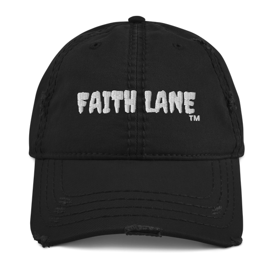 Faith Lane Distressed Dad Hat