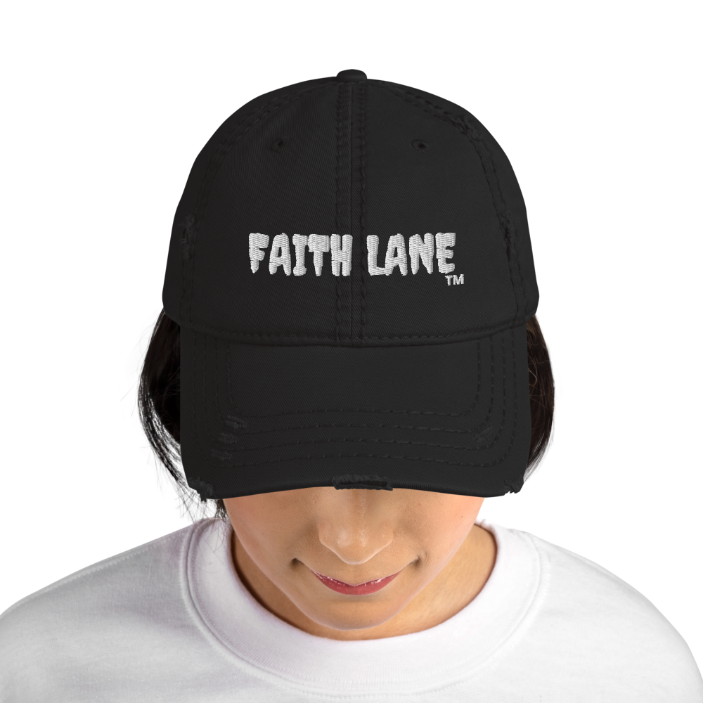 Faith Lane Distressed Dad Hat