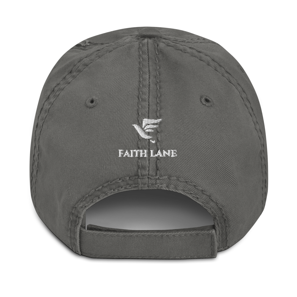 Faith Lane Distressed Dad Hat