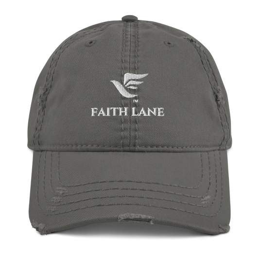 Faith Lane Distressed Dad Cap