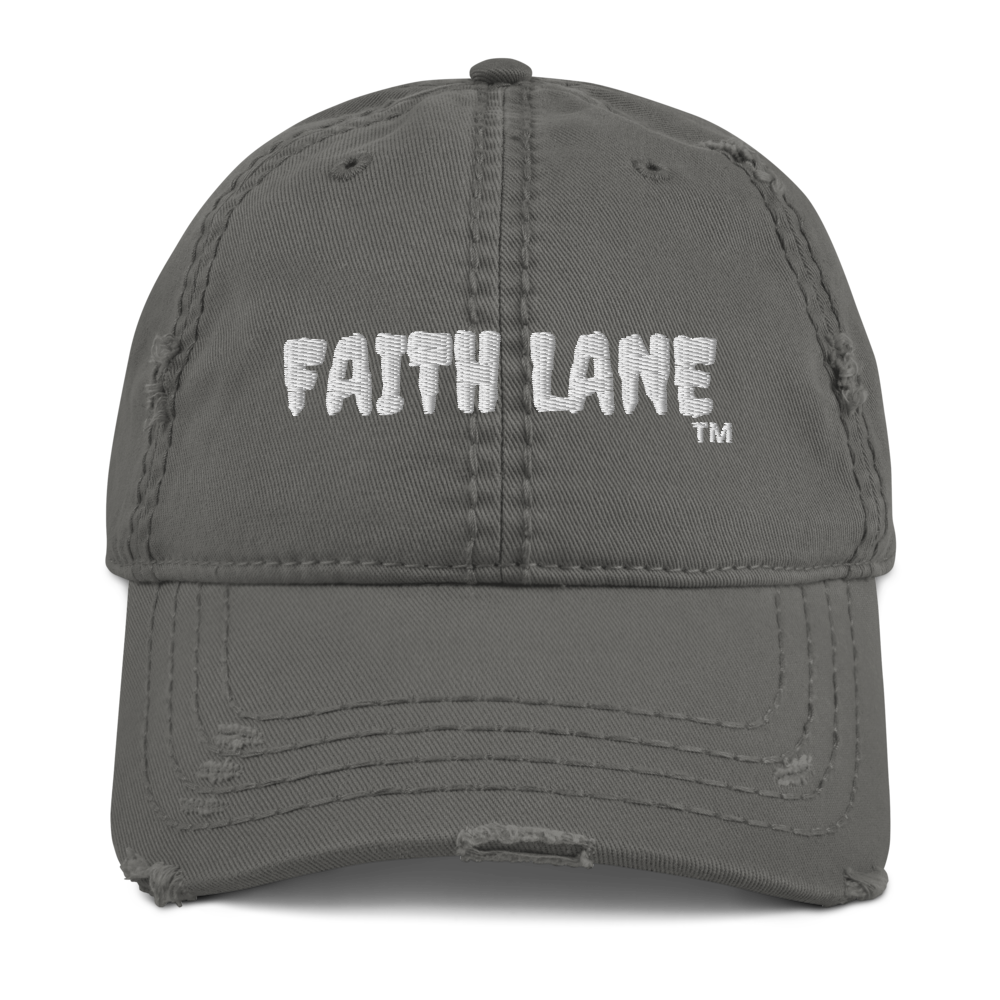 Faith Lane Distressed Dad Hat