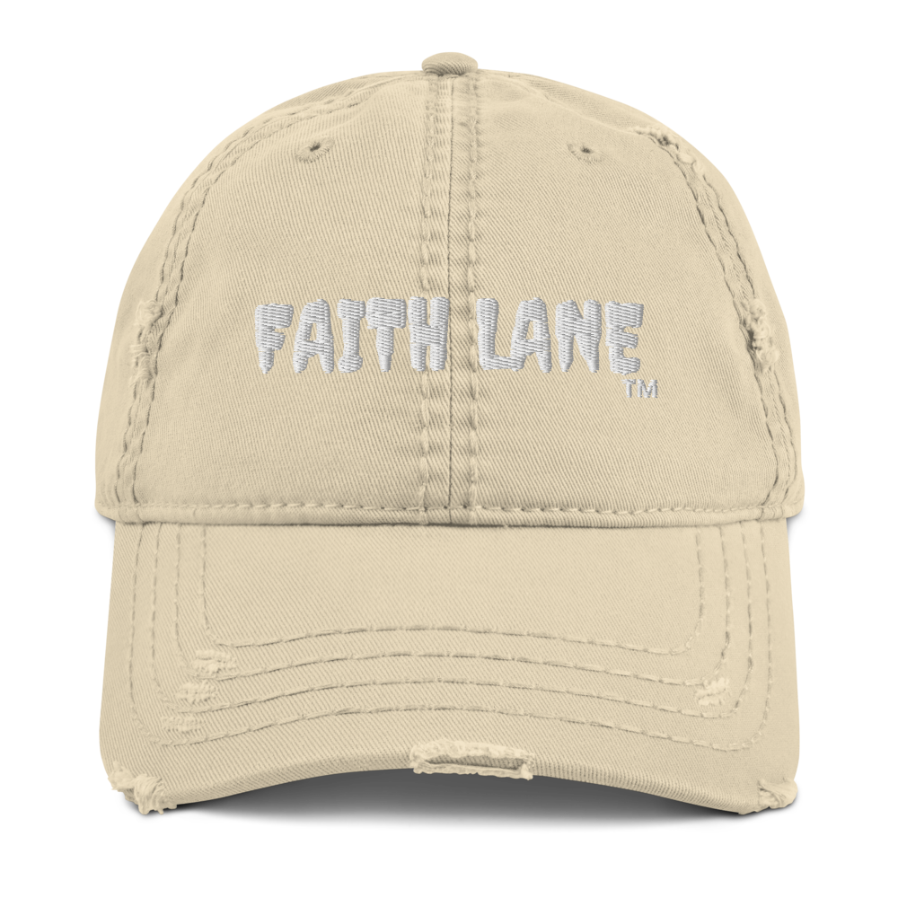 Faith Lane Distressed Dad Hat