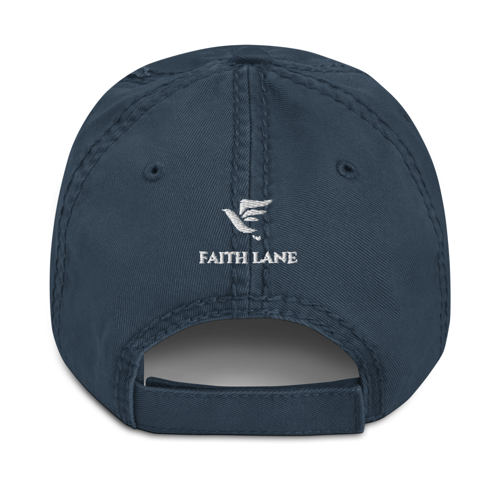 Faith Lane Distressed Dad Hat