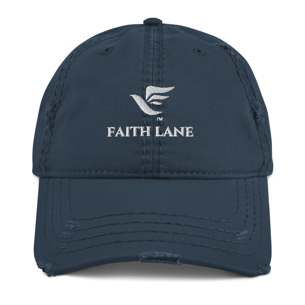 Faith Lane Distressed Dad Cap