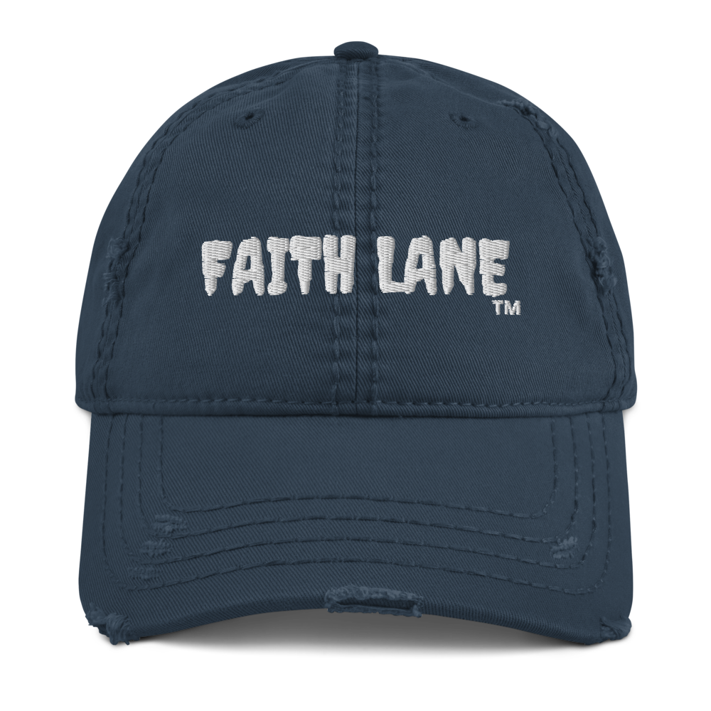 Faith Lane Distressed Dad Hat