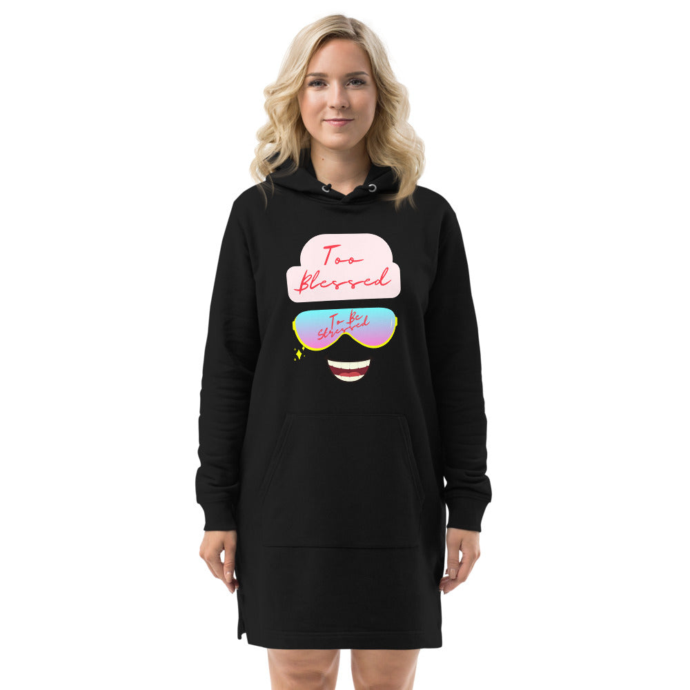 Faith Lane Hoodie Dress - Too Blessed To Be Stressed