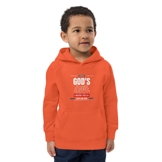 Faith Lane Kids Hoodie - God's Love Never Fails