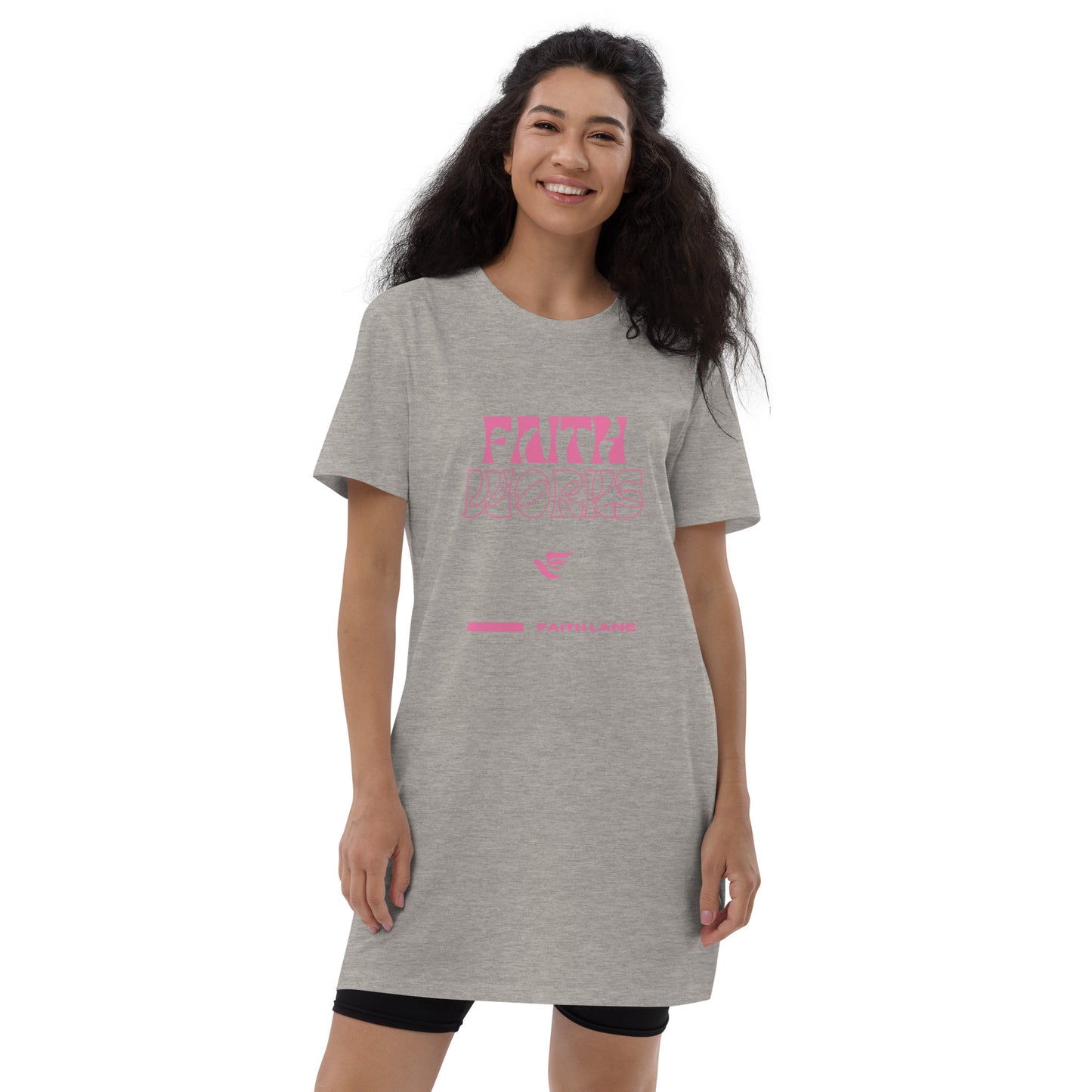 Faith Lane Gear organic cotton t-shirt dress - Faith works