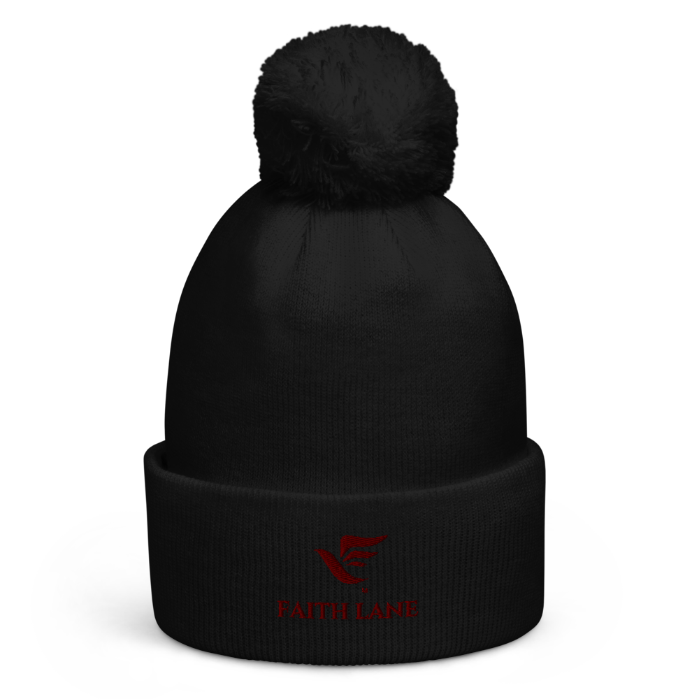 Faith Lane Pom Pom Beanie