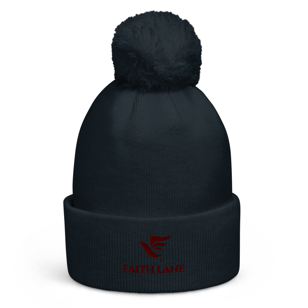 Faith Lane Pom Pom Beanie