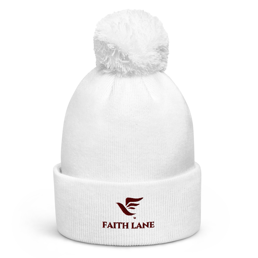 Faith Lane Pom Pom Beanie