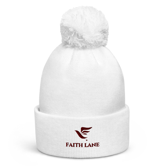 Faith Lane Pom Pom Beanie