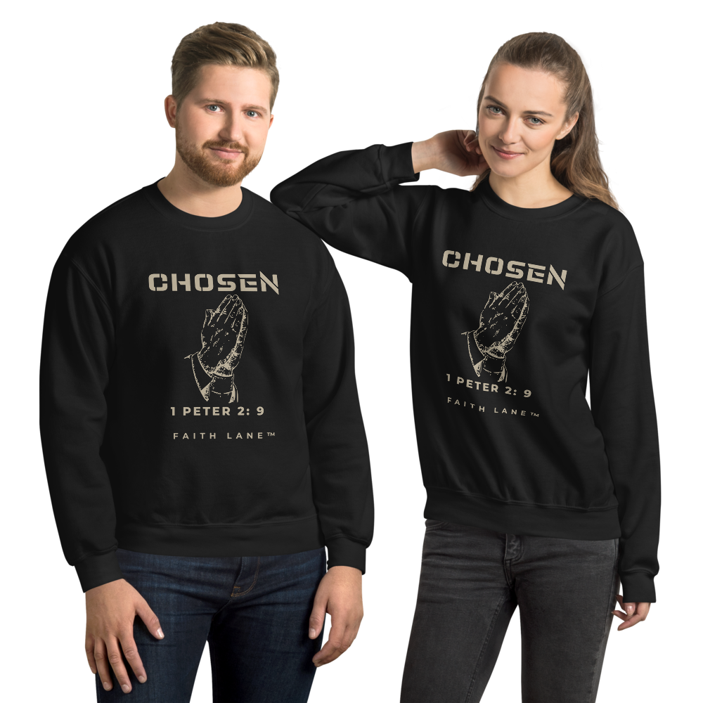 Faith Lane Unisex Sweatshirt - Chosen 1 Peter 2:9