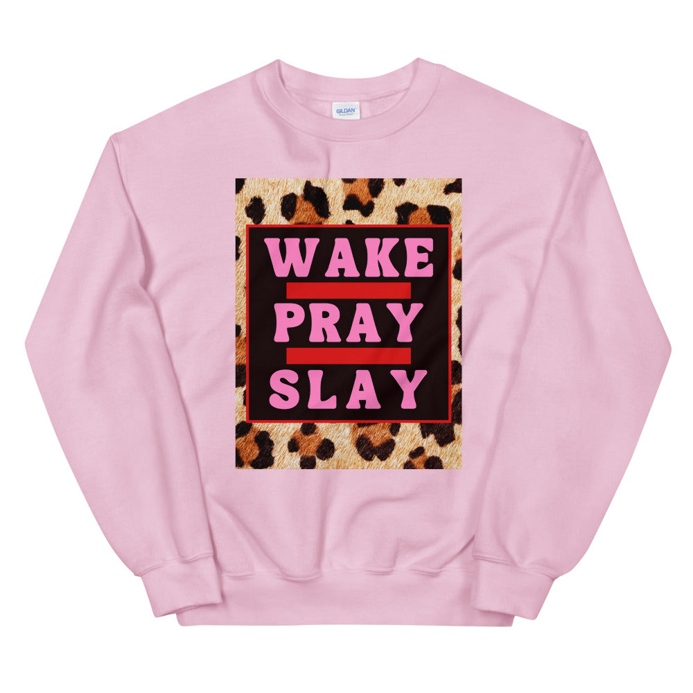 Faith Lane Unisex Sweatshirt - Wake Pray Slay