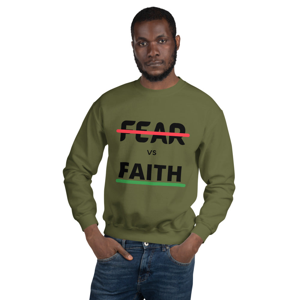 Faith Lane Unisex Sweatshirt - Fear vs Faith