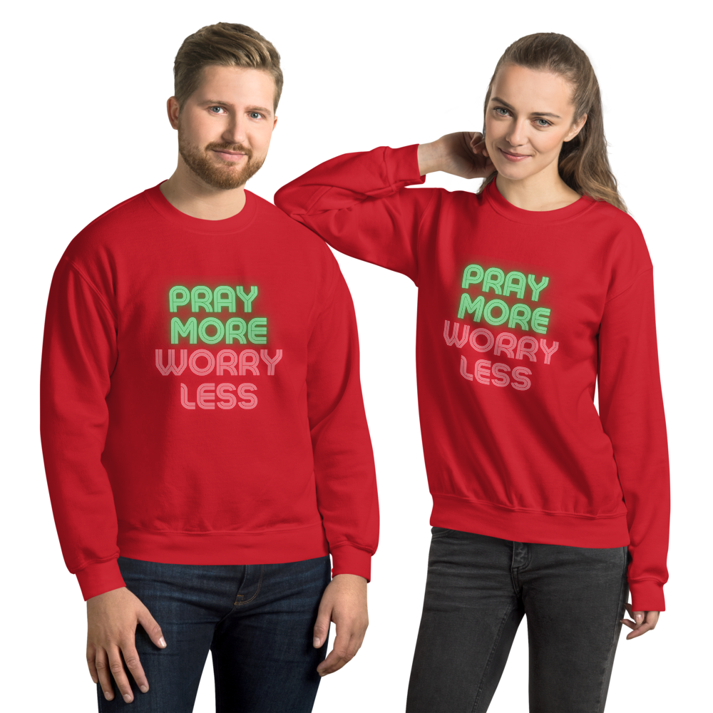 Faith Lane Unisex Sweatshirt - Pray More Worry Less