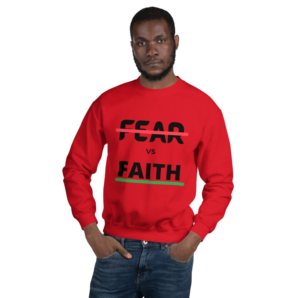 Faith Lane Unisex Sweatshirt - Fear vs Faith