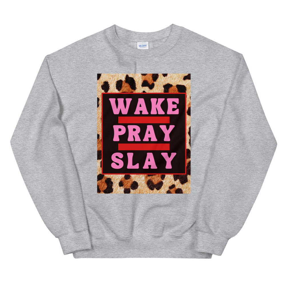 Faith Lane Unisex Sweatshirt - Wake Pray Slay