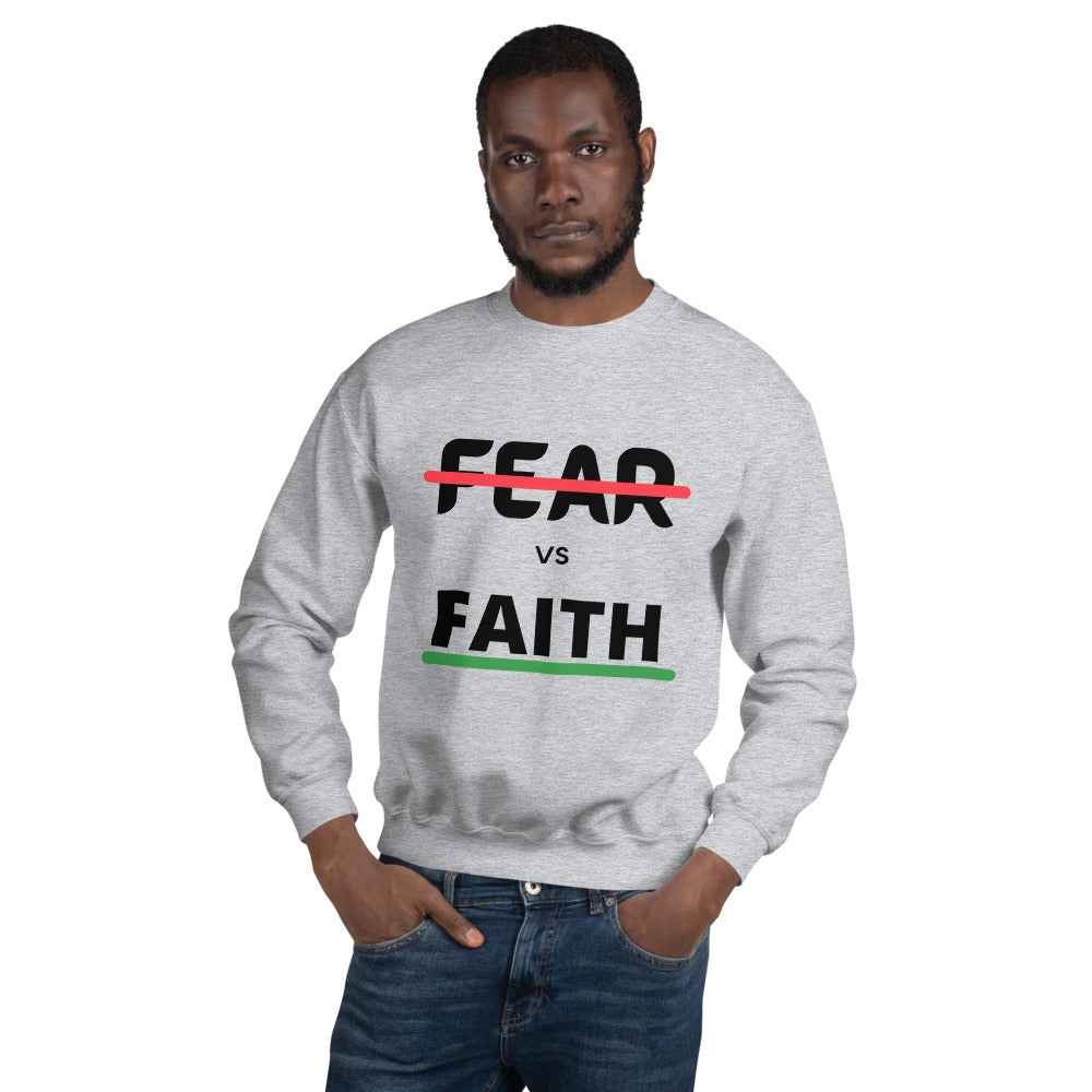 Faith Lane Unisex Sweatshirt - Fear vs Faith