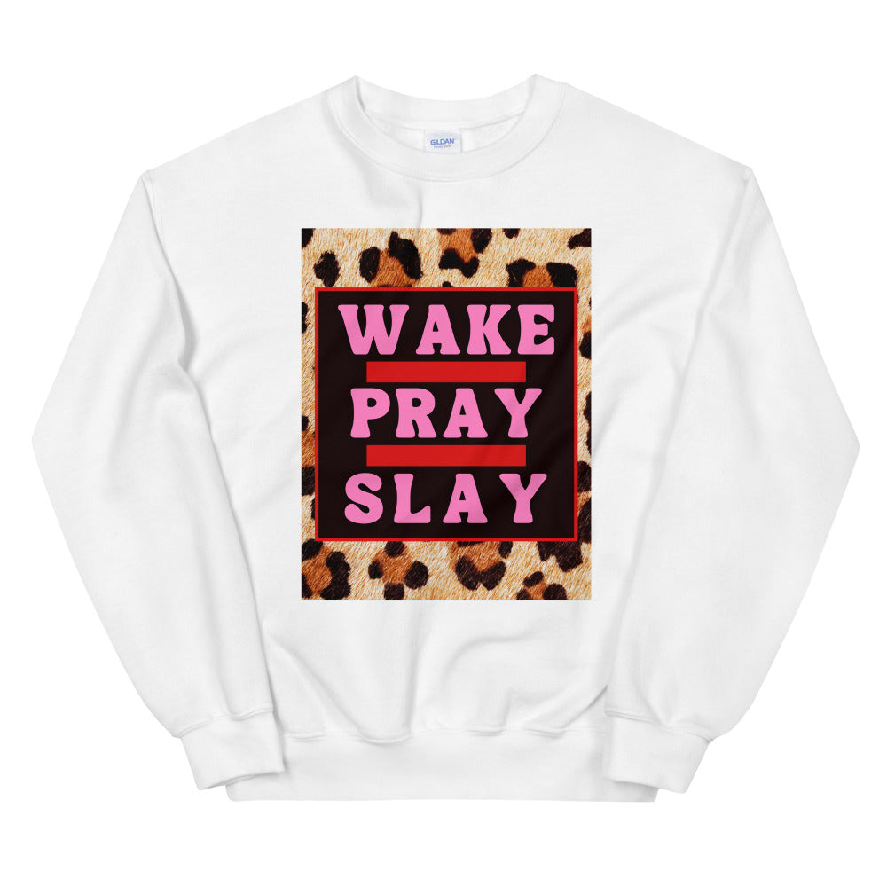 Faith Lane Unisex Sweatshirt - Wake Pray Slay