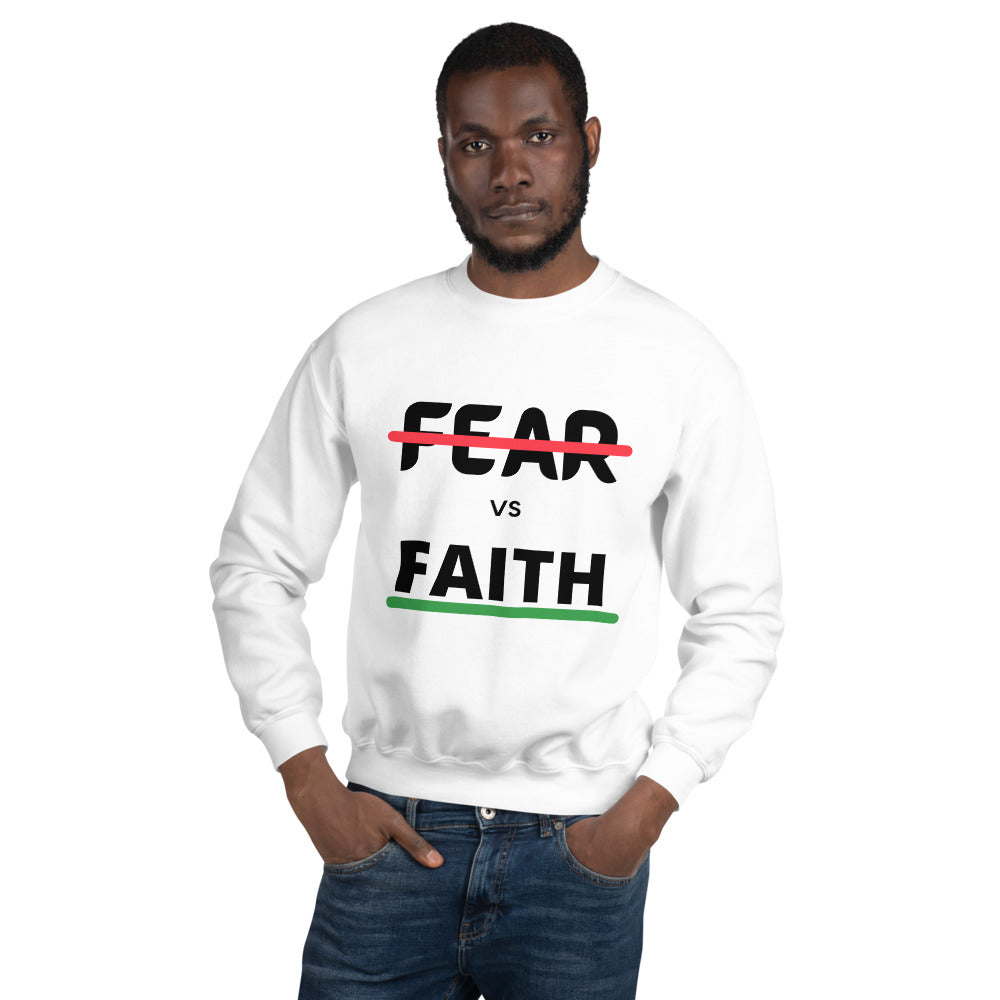 Faith Lane Unisex Sweatshirt - Fear vs Faith