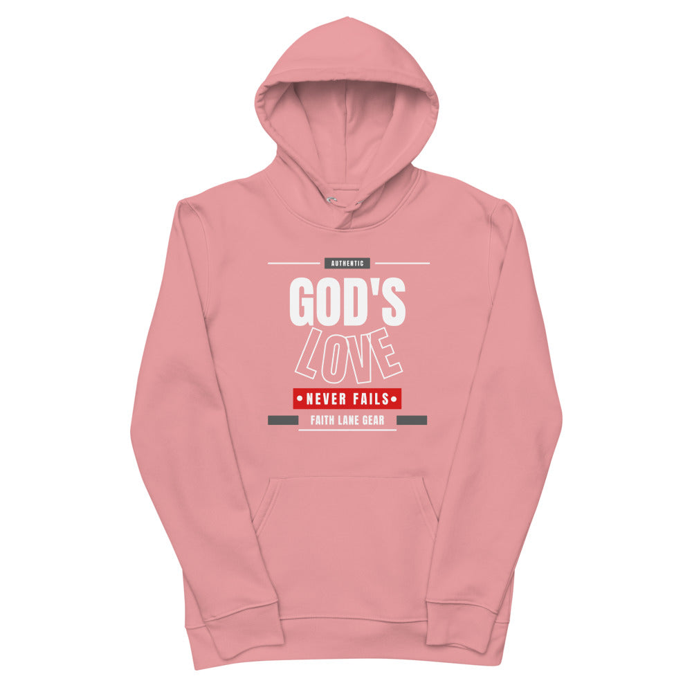 Faith Lane Unisex Hoodie - God's Love Never Fails