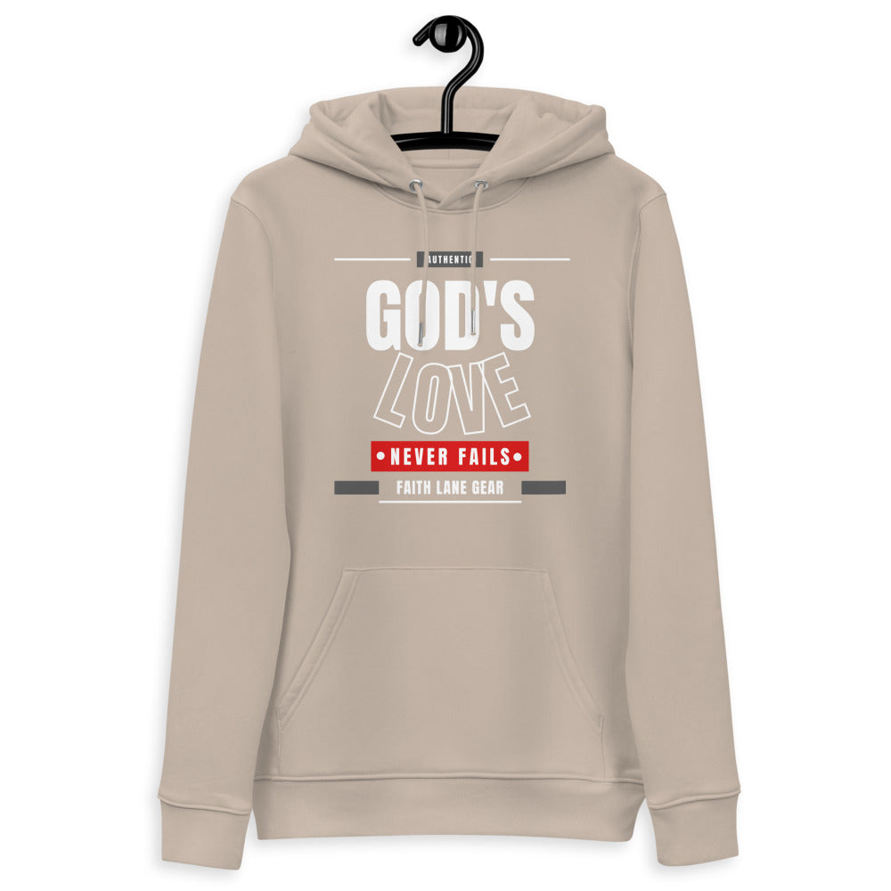 Faith Lane Unisex Hoodie - God's Love Never Fails