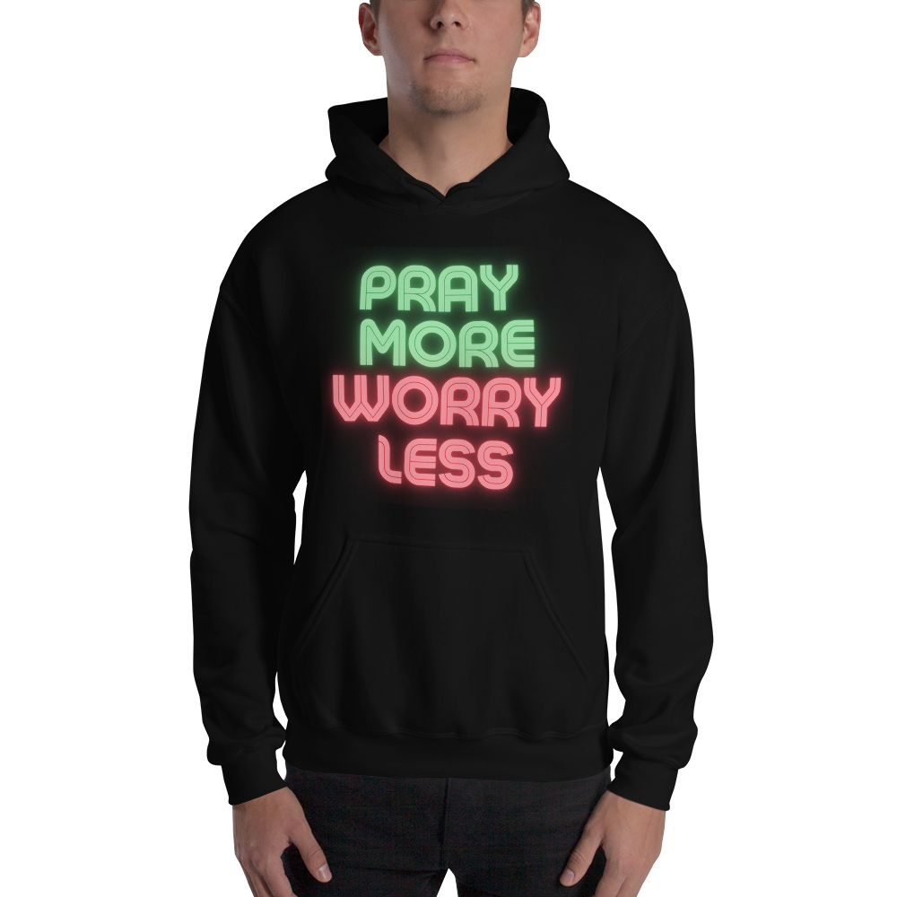 Faith Lane Unisex Hoodie - Pray More Worry Less