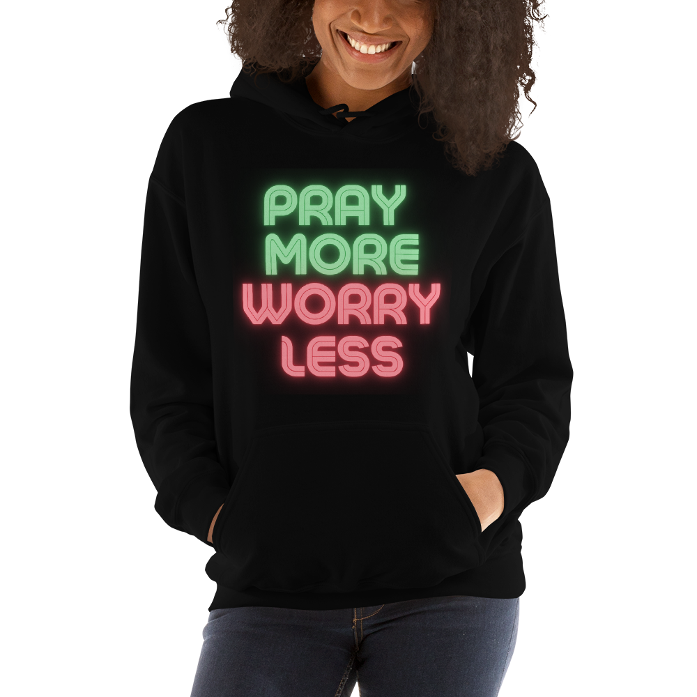 Faith Lane Unisex Hoodie - Pray More Worry Less