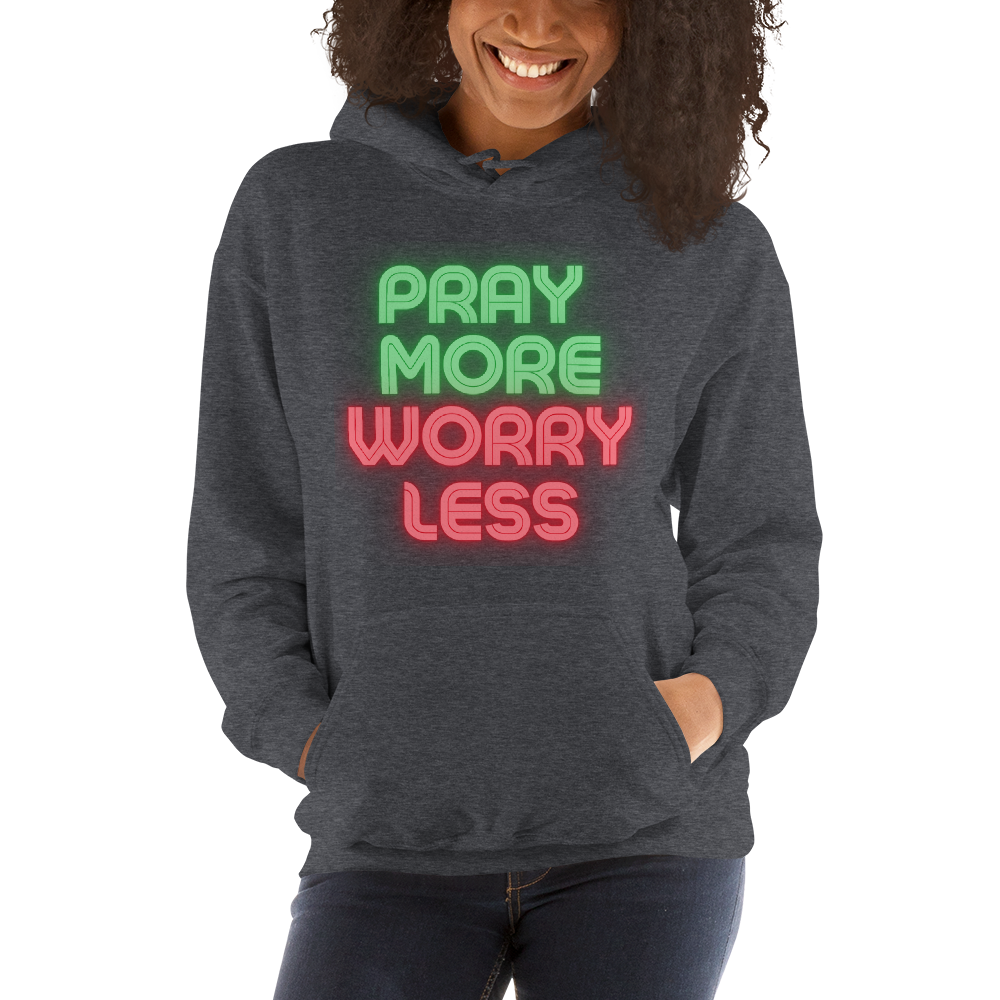 Faith Lane Unisex Hoodie - Pray More Worry Less