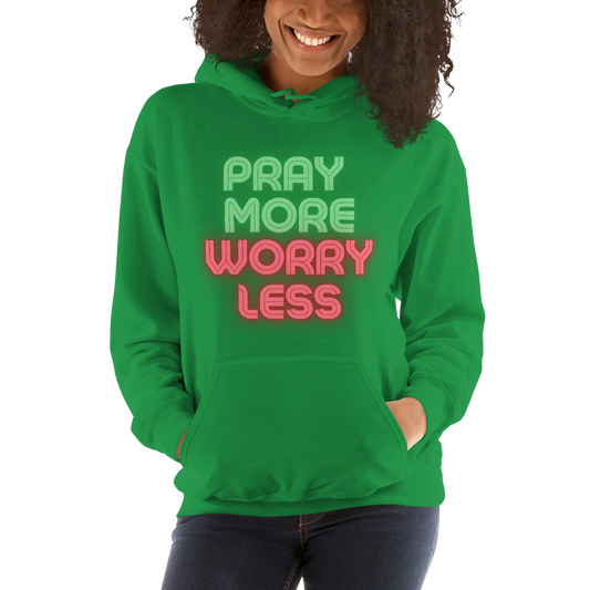 Faith Lane Unisex Hoodie - Pray More Worry Less