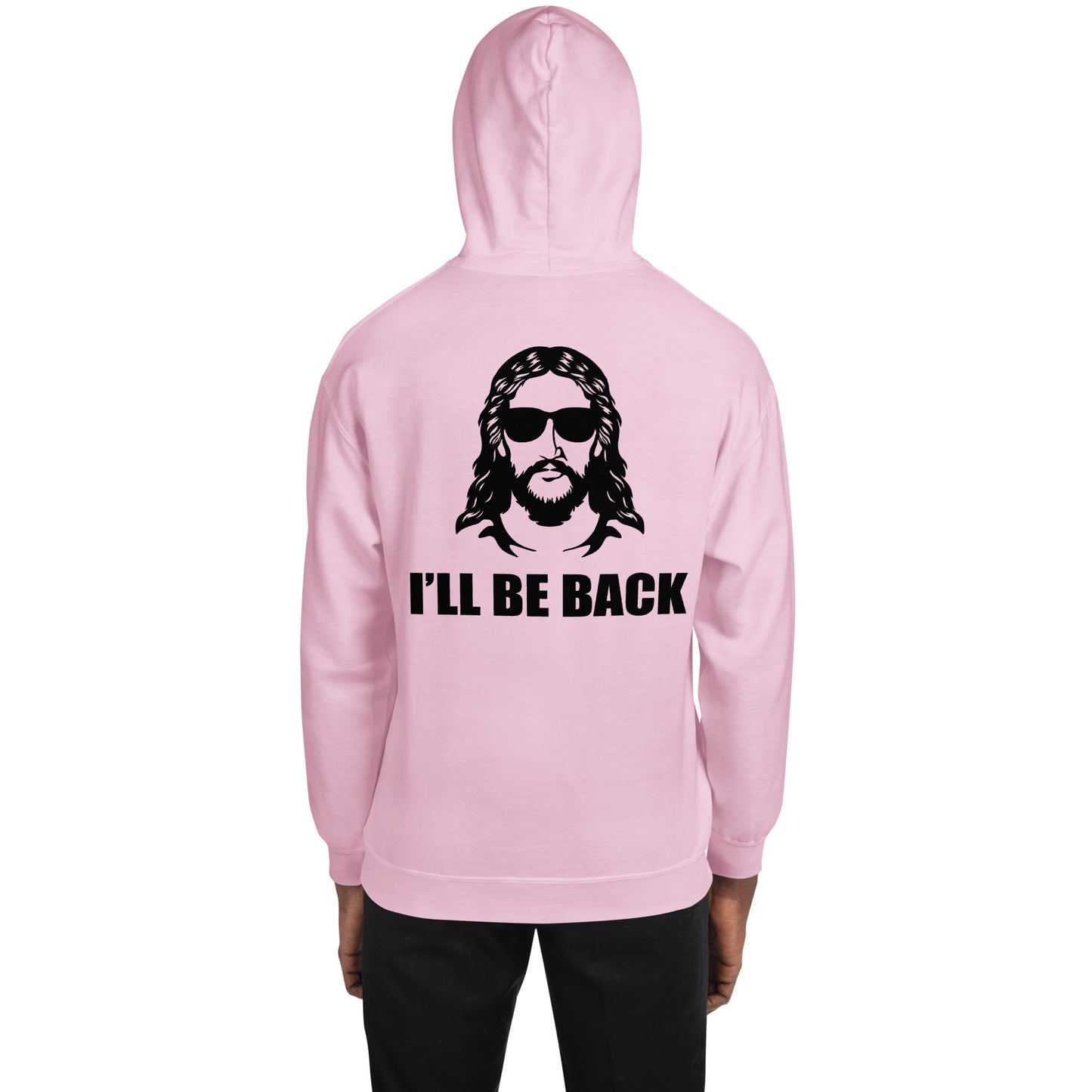 Faith Lane embroidered unisex hoodie - I'll be back