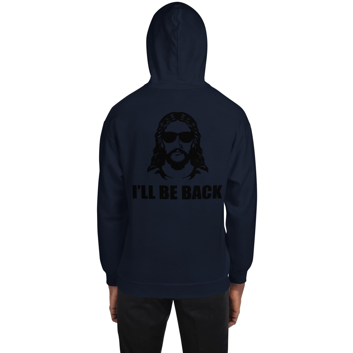 Faith Lane embroidered unisex hoodie - I'll be back