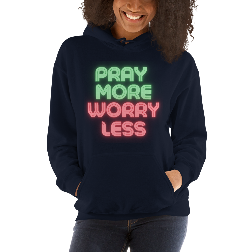 Faith Lane Unisex Hoodie - Pray More Worry Less